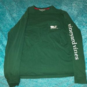Green Vineyard Vines Longsleeve T-Shirt